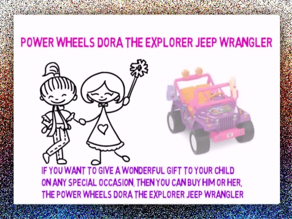 Power Wheels Dora the Explorer Jeep Wrangler Review
