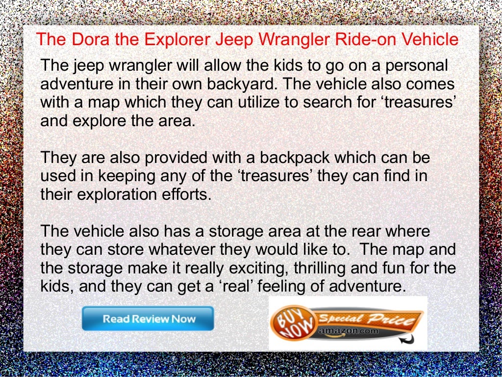 Power Wheels Dora the Explorer Jeep Wrangler Review