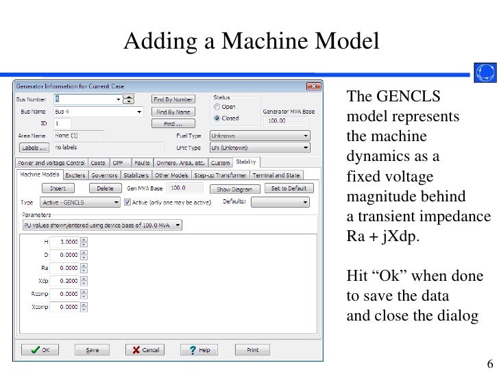 power world simulator generator how to fix voltage