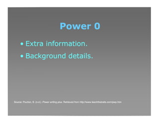 Power writing | PDF