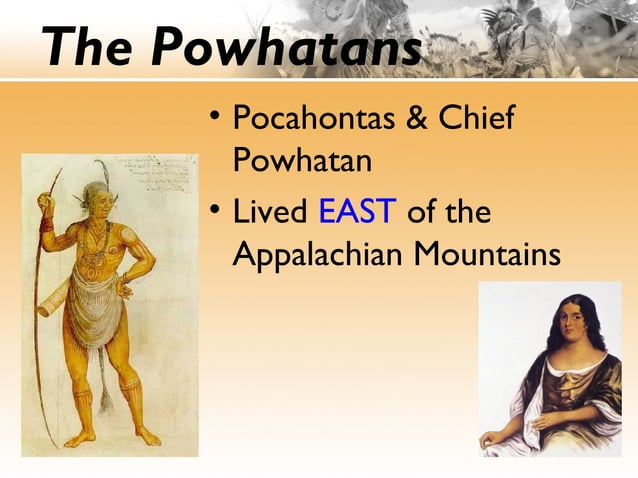 Powhatan Indians | PPT | Genealogy and Ancestry | Hobbies & Interests