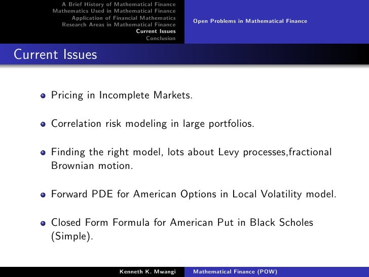 Mathematics and Statistics for Financial Risk Management