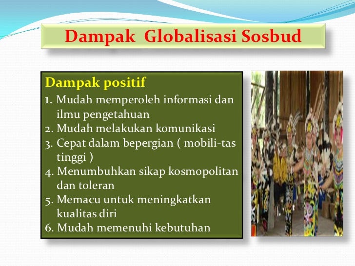 Powpoint Dampak Globalisasi