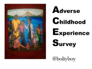 Adverse
Childhood
Experience
Survey
@boltyboy

 
