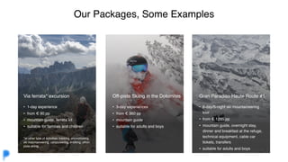 Powrock Mountain Guides for tour operators and travel agencies