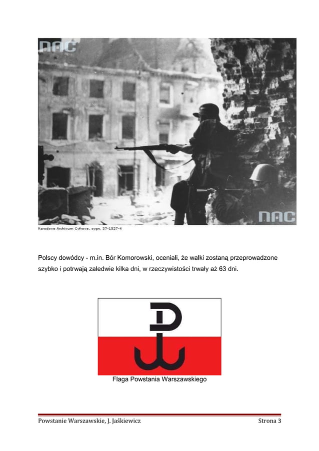 Powstanie Warszawskie | PDF