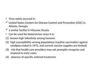 Poxviruses ( Medical Microbiology) pptx. | PPTX