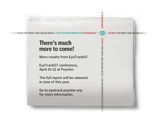 Poynter Eyetracking study March 07