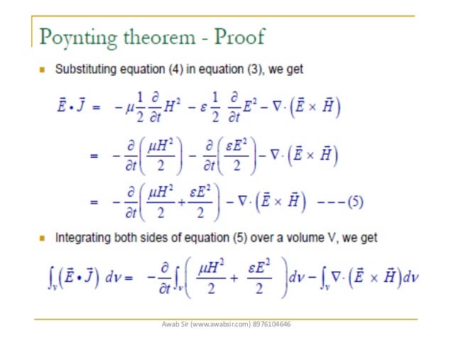 POYNTING THEOREM PDF DOWNLOAD POYNTING THEOREM PDF DOWNLOAD