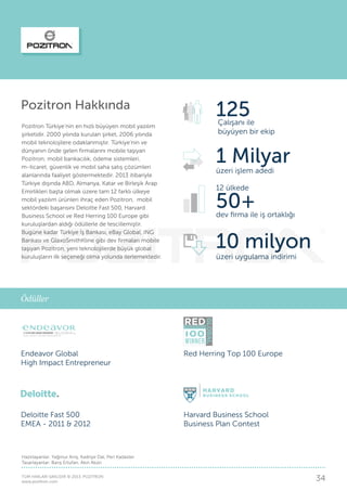 Pozitron Hakkında
Pozitron Türkiye’nin en hızlı büyüyen mobil yazılım
şirketidir. 2000 yılında kurulan şirket, 2006 yılınd...