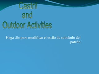 Haga clic para modificar el estilo de subtítulo del
                                            patrón
 