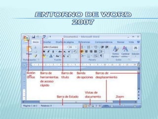 ENTORNO DE WORD 2007