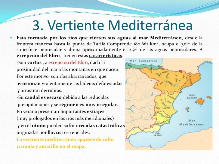 Vertiente Mediterránea Características – DBQZP