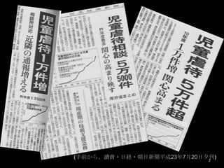 (手前から、讀賣・日経・朝日新聞平成23年7月20日夕刊)
                           2
 