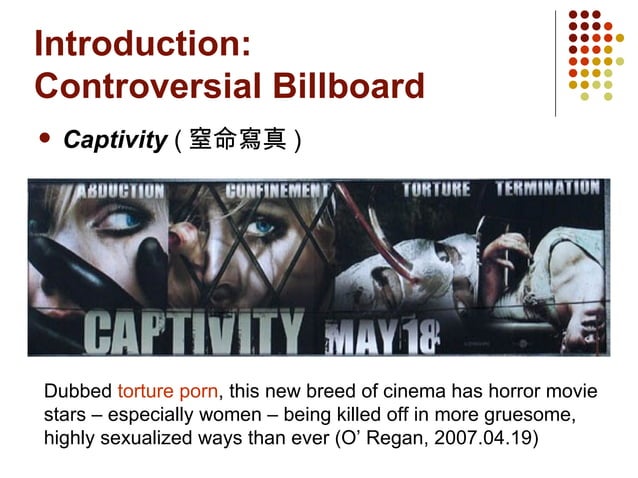 Discussing \'Torture Porn\' | PPT