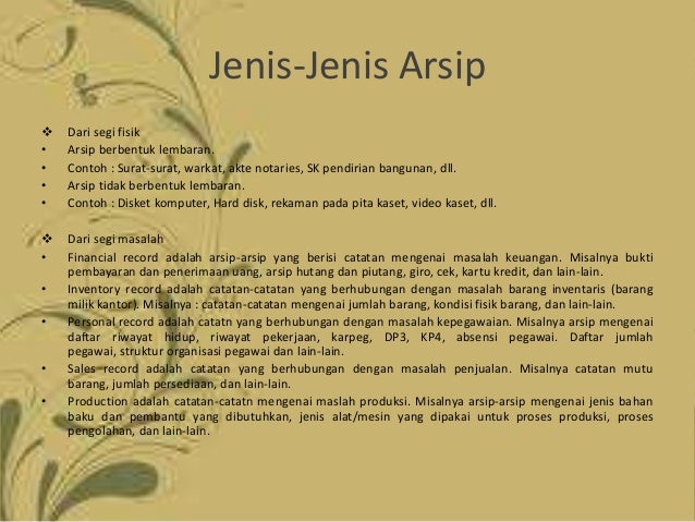 Penataan arsip