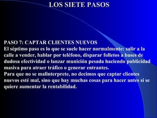 Pp. los siete pasos de la estrategia de ventas | PPT