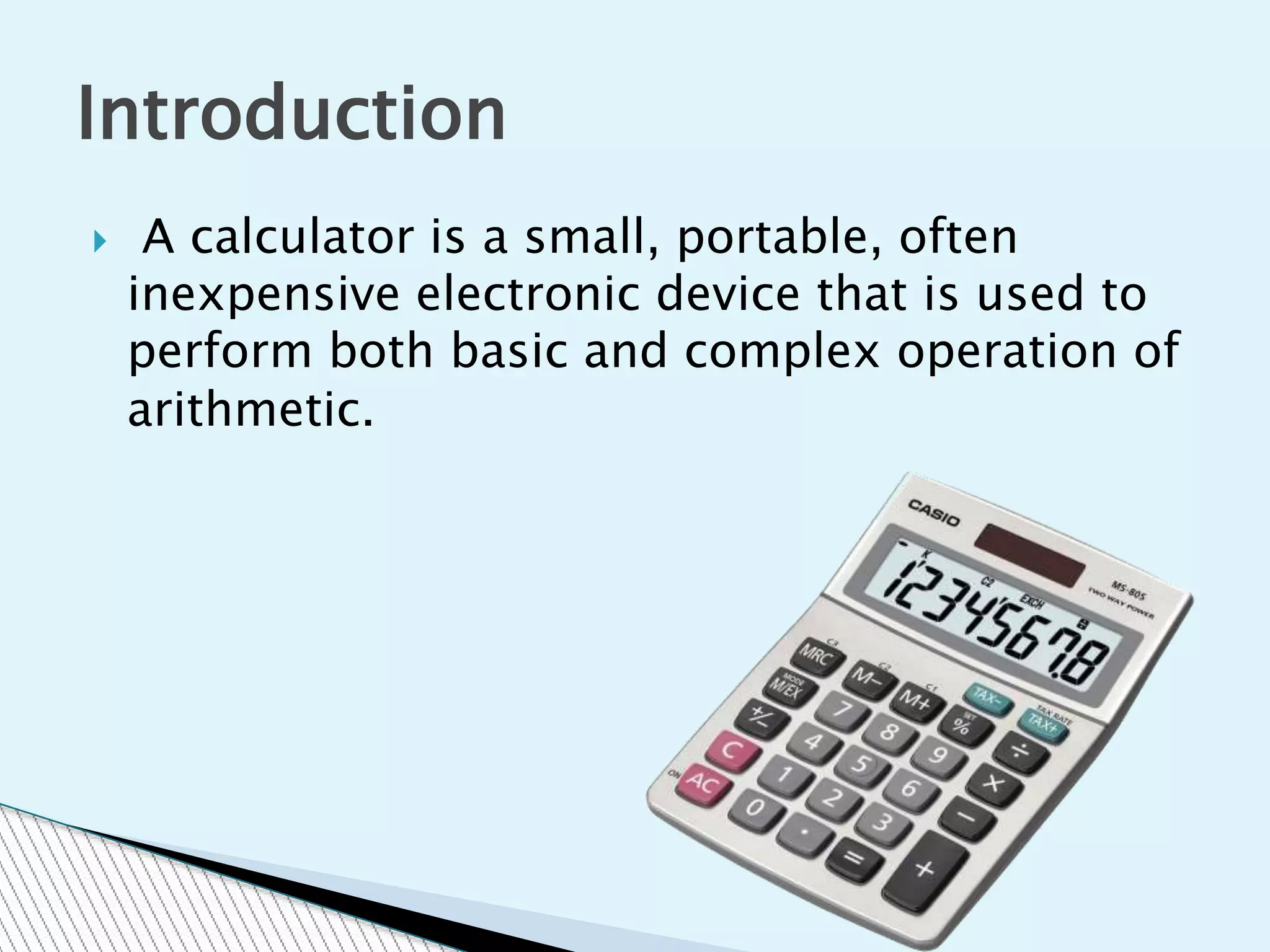 Calculator using Java | PPTX