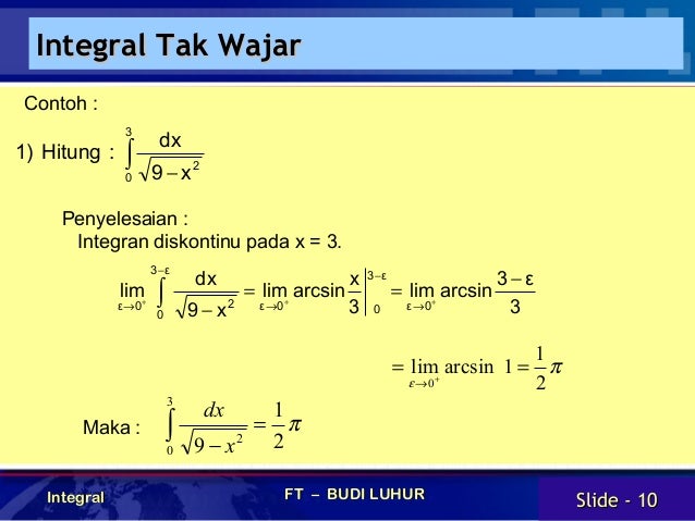Contoh soal integral tak tentu mathcyber