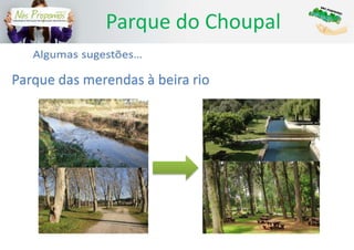 Parque do Choupal
Parque das merendas à beira rio
 
