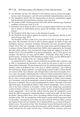 The Political System of the Republic of Turkey, Past and Present | PDF