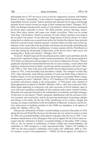 The cult of personality as an important feature of totalitarian ...