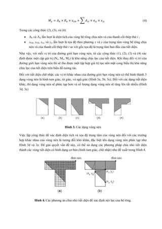 ∑

(4)

Trong các công thức (2), (3), và (4):


Ab và Asi lần lượt là diện tích của vùng bê tông chịu nén và của thanh cố...