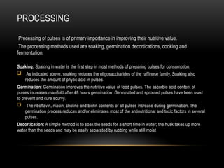 Pulse Processing by Jaya Upraity , Student of B.Voc Food Procesing | PPT