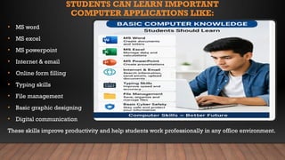 Learn Basic Computer Skills After 12th for Jobs & Career Growth | PPTX