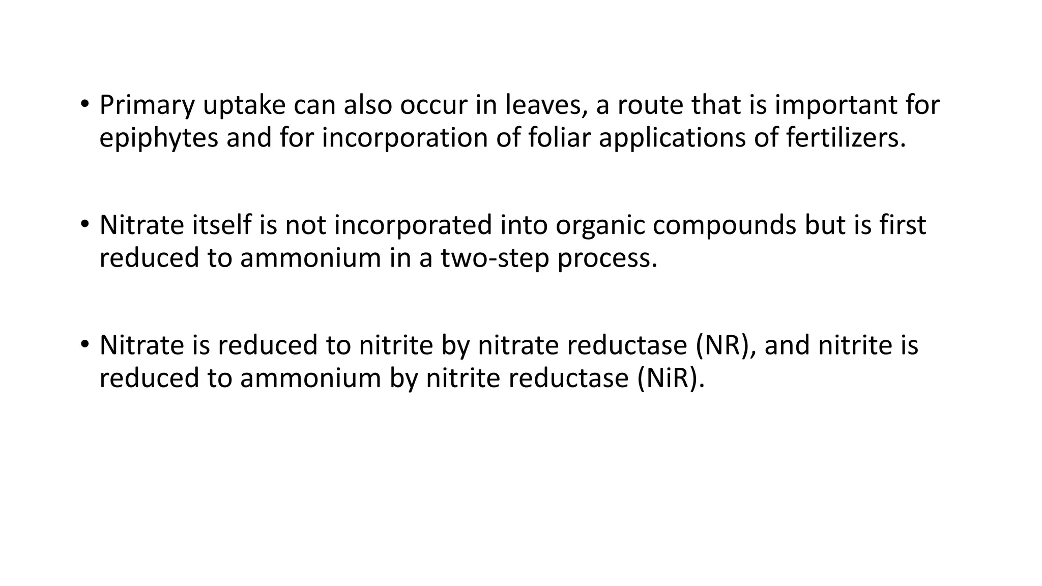 Molecular mechanism of Ion uptake, Ion transporters for Nitrate | PPTX