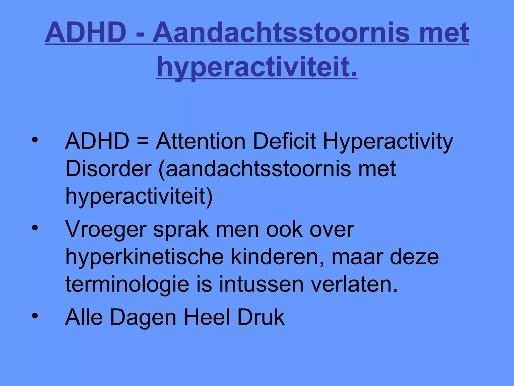 Pp Adhd En Autisme | PPT