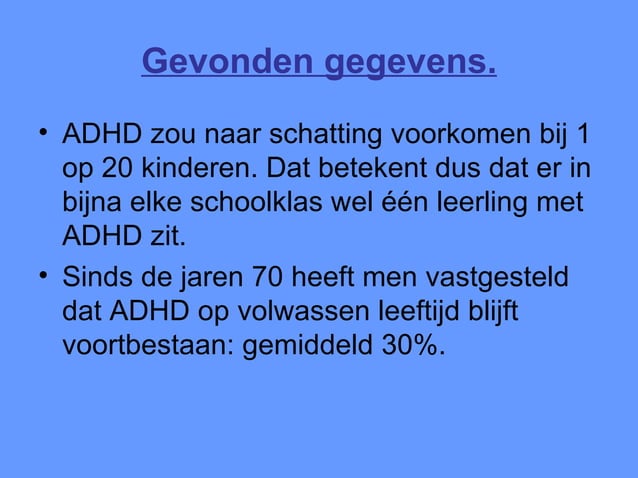 Pp Adhd En Autisme | PPT