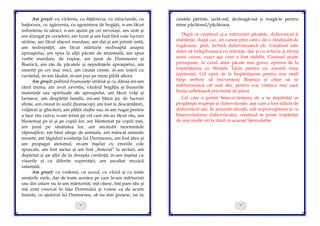 39
Am greşit: cu viclenia, cu făţărnicia, cu minciunile, cu
batjocura, cu zgârcenia, cu agonisirea de bogăţii, n-am făcut
milostenie la săraci, n-am ajutat pe cei nevoiaşi, am urât şi
am alungat pe cerşetori; am furat şi am luat fără voie lucruri
străine, am făcut afaceri murdare, am dat şi am primit mită,
am nedreptăţit, am făcut mărturie nedreaptă asupra
aproapelui; am spus la alţii păcate de sminteală, am spus
vorbe murdare, de ruşine, am jurat de Dumnezeu şi
Biserică, am râs de păcatele şi neputinţele aproapelui, am
smintit pe cei mai mici, am căutat cinste, m-am mărit cu
cuvântul, m-am lăudat, m-am pus pe mine pildă altora.
Am greşit: poftind frumuseţe străină şi cu dânsa mi-am
rănit inima; am avut zavistie, văzând bogăţia şi bunurile
materiale sau spirituale ale aproapelui, am făcut vrăji şi
farmece, am despărţit familii, mi-am bătut joc de lucruri
sfinte, am crezut în zodii (horoscop); am fost la descântători,
vrăjitori şi ghicitori; am plătit slujbe sau m-am rugat pentru
a face rău cuiva, n-am iertat pe cei care mi-au făcut rău, am
blestemat pe ei şi pe copiii lor, am blestemat pe copiii mei,
am jurat pe sănătatea lor; am necinstit mormintele
răposaţilor; am băut sânge de animale, am mâncat animale
moarte; am tăgăduit existenţa lui Dumnezeu, am fost ateu şi
am propagat ateismul; m-am înşelat cu ereziile cele
spurcate, am fost sectar şi am fost „botezat” la sectari, am
depărtat şi pe alţii de la dreapta credinţă, m-am înşelat cu
visurile şi cu diferite superstiţii, am ascultat muzică
satanistă.
Am greşit: cu vederea, cu auzul, cu văzul şi cu toate
simţirile mele, dar de toate acestea pe care le-am mărturisit
sau din uitare nu le-am mărturisit, mă căiesc, îmi pare rău şi
mă simt vinovat în faţa Domnului şi voiesc ca de acum
înainte, cu ajutorul lui Dumnezeu, să nu mai greşesc, iar tu
40
cinstite părinte, iartă-mă, dezleagă-mă şi roagă-te pentru
mine păcătosul/păcătoasa.
După ce creştinul şi-a mărturisit păcatele, duhovnicul îi
stabileşte, după caz, un canon prin care-i dă o rânduială de
rugăciune, post, lectură duhovnicească etc. Creştinul este
dator să îndeplinească cu stricteţe, dar şi cu evlavie şi râvnă
acest canon, exact aşa cum a fost stabilit. Canonul poate
presupune, în cazul unor păcate mai grave, oprirea de la
împărtăşirea cu Sfintele Taine pentru un anumit timp
(epitimie). Cel oprit de la Împărtăşanie pentru mai mult
timp trebuie să frecventeze Biserica şi chiar să se
mărturisească cât mai des, pentru a-şi vindeca mai uşor
boala sufletească pricinuită de păcat.
Cel care a primit binecuvântarea de a se împărtăşi se
pregăteşte trupeşte şi duhovniceşte, aşa cum a fost sfătuit de
duhovnicul său. În anumite situaţii, sub supravegherea şi cu
binecuvântarea duhovnicului, creştinul se poate împărtăşi
de mai multe ori la rând cu aceeaşi Spovedanie.
 