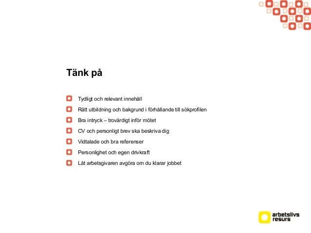 Vad Ska Ingå I Ett Cv
