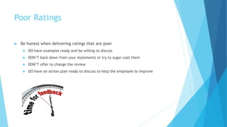 Poor Performance Rating Delivering Effective Performance Appraisals | PPTX