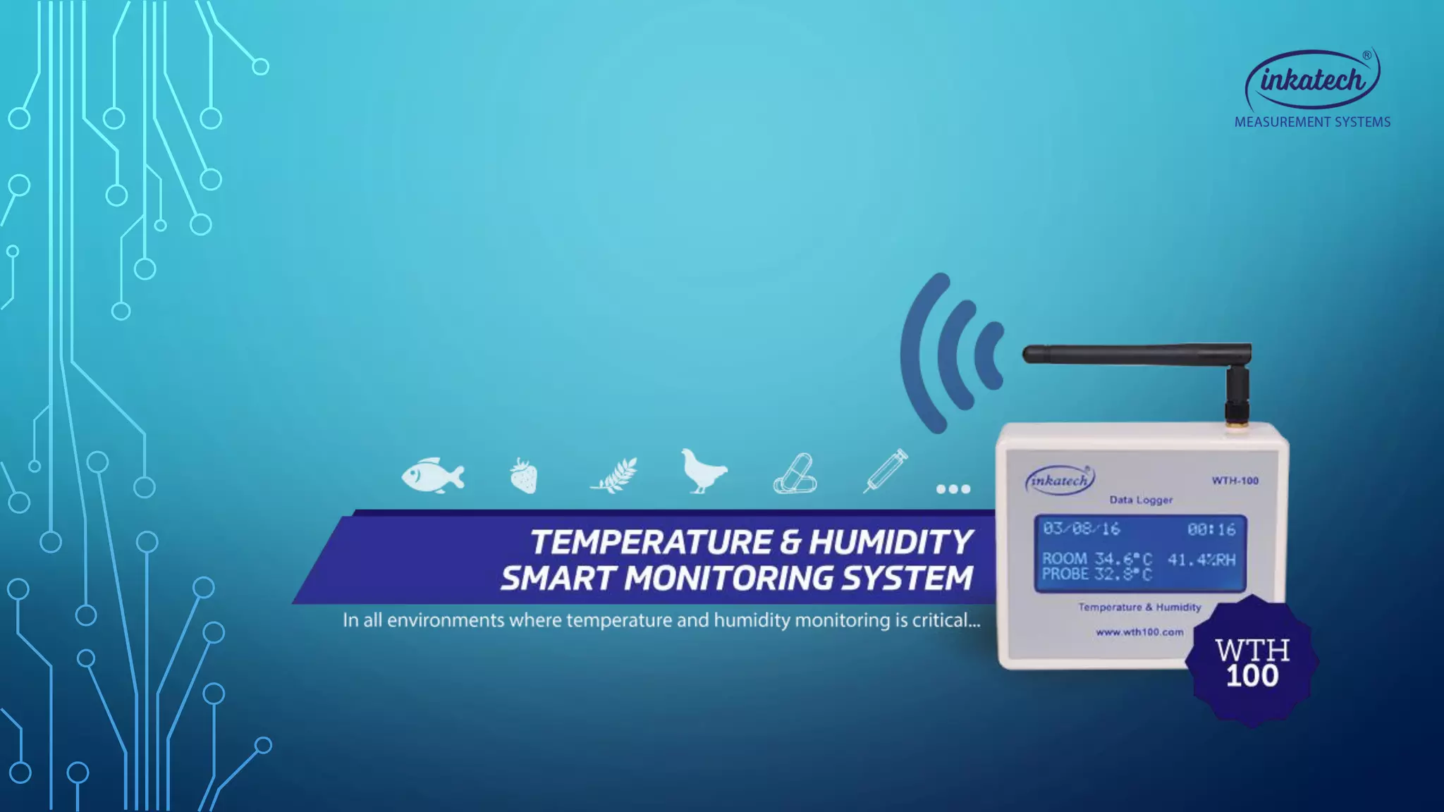 WTH-100 Temperature and Humidity Monitoring System | PPT