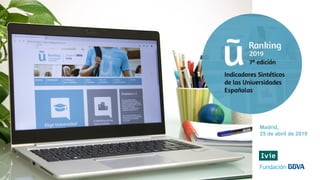 Madrid,
25 de abril de 2019
 