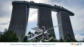 © 2015, iText Group NV, iText Software Corp., iText Software BVBA
Flanders Investment & Trade seminar: Singapore — Bruno L...