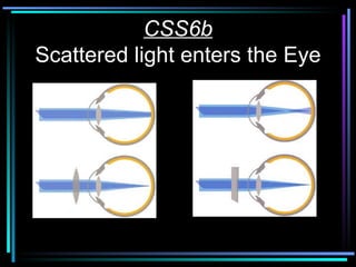 CSS6b Scattered light enters the Eye 