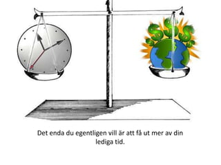 Det enda du egentligen vill är att få ut mer av din lediga tid. 