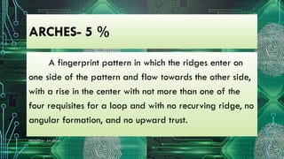 Recorving Ridges FORENSIC-2- FINGERRINT IDENTIFICATION POWER POINT PRESENTATION | PPTX
