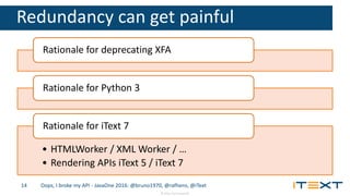 Oops, I broke my API | PPTX