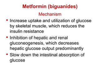 Pp oral hypoglycemic agents | PPT