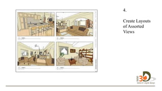 4.
Create Layouts
of Assorted
Views 3D
 