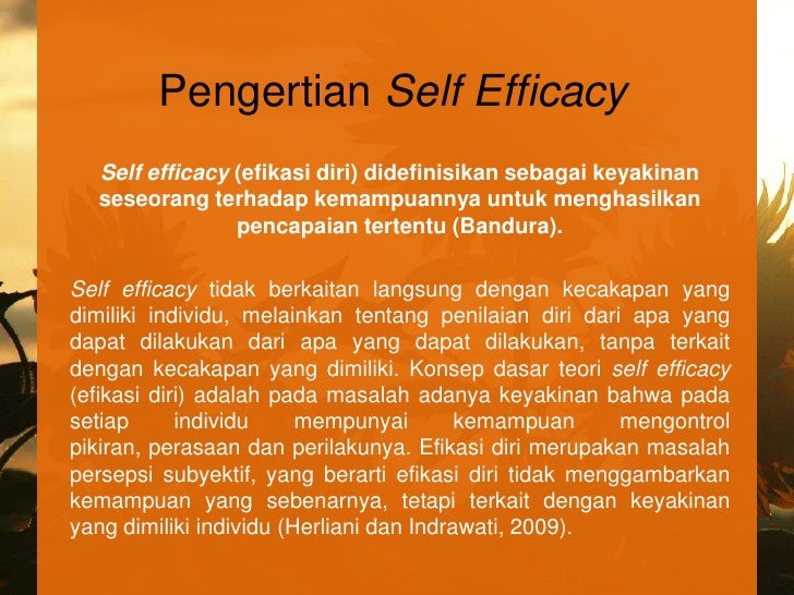 EFIKASI DIRI BANDURA EBOOK EFIKASI DIRI BANDURA EBOOK