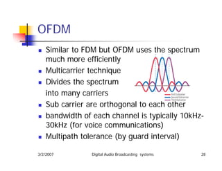 digital audio broadcasting | PDF