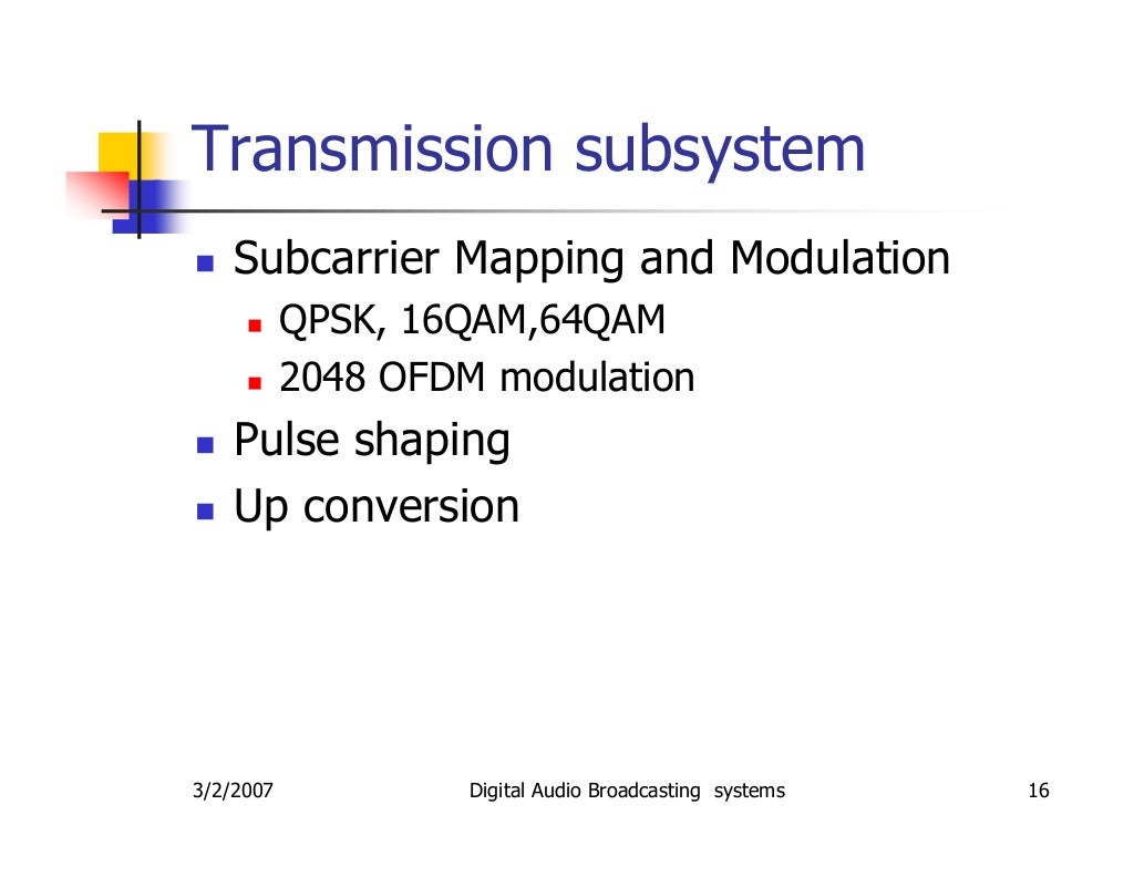 digital audio broadcasting