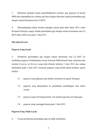 Pekeliling perkhidmatan bil 5 2020