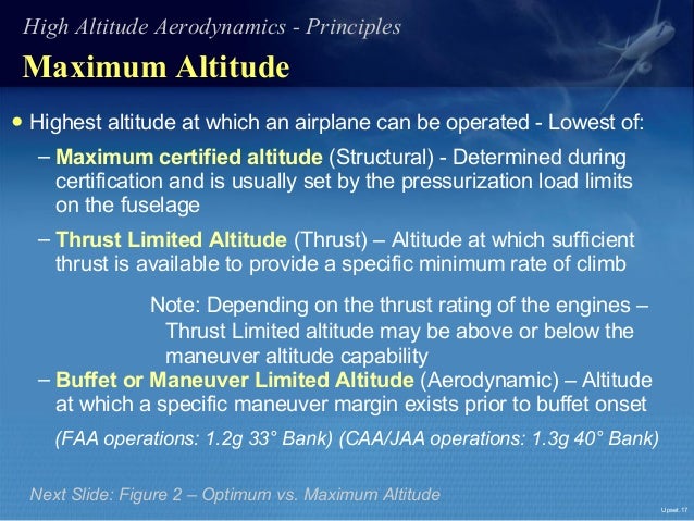 Airplane Upset Recovery High Altitude Operations