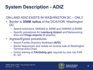 Air Defense Identification (ADIZ) - The Course | PPT